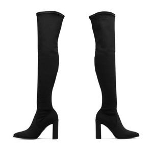Stuart Weitzman HiChamp Microfiber Knee Thigh Boot